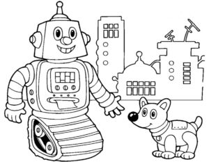 Роботы раскраски