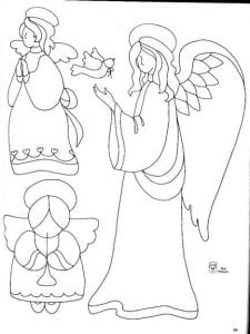 ангел хранитель раскраска для детей бесплатно