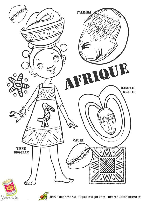 национальный-костюм-Африки-раскраска