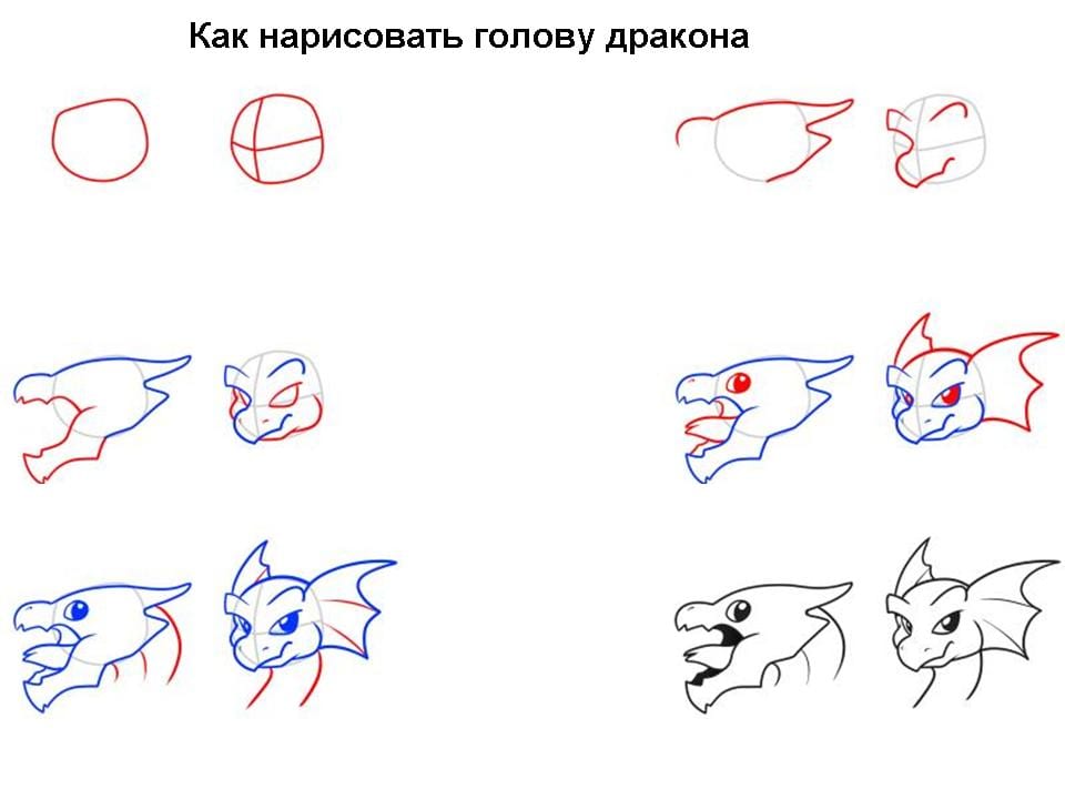 Как рисовать дракона по клеточкам