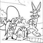 Bugs Bunny раскраска (11)