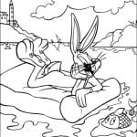 Bugs Bunny раскраска (3)