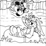Bugs Bunny раскраска (9)