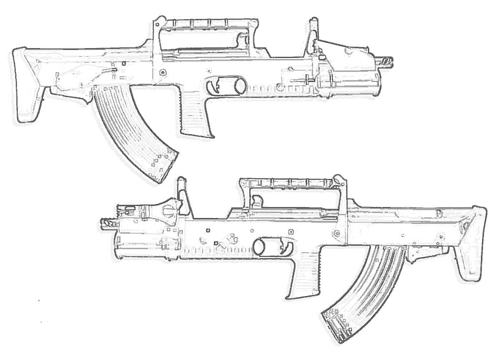 Военное оружие рисунок