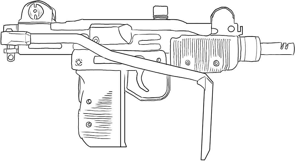 Автомат рисунок раскраска