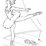 Балерины раскраски (21)