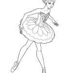 Балерины раскраски (26)