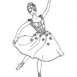 Балерины раскраски (28)