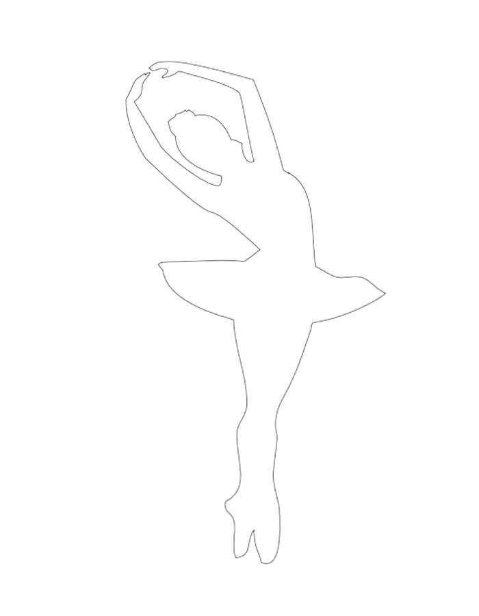 Балерины раскраски (7)