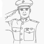 Военные солдаты картинки раскраски (2)