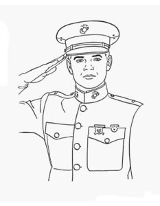 Военные солдаты картинки раскраски (2)
