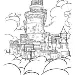 Замок картинки раскраски (24)