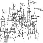 Замок картинки раскраски (27)