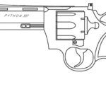 Пистолет картинки раскраски (14)