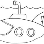 Подводная лодка картинки раскраски (22)