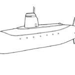 Подводная лодка картинки раскраски (26)
