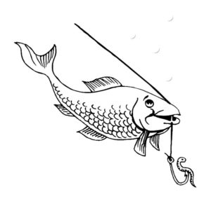 Рыбалка картинки раскраски (20)