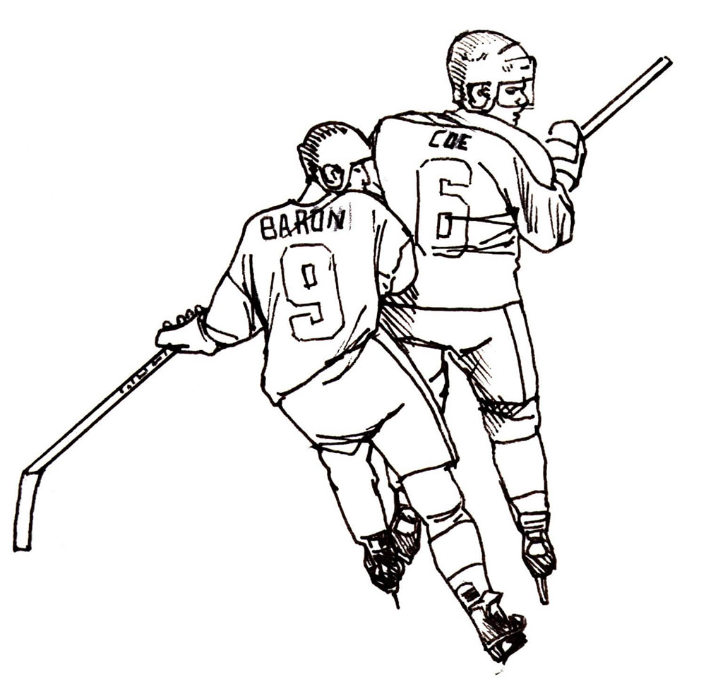 Хоккей картинки раскраски (35)