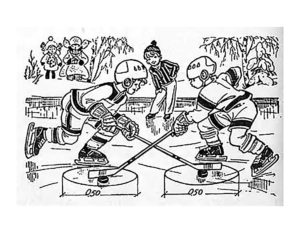 Хоккей картинки раскраски (49)