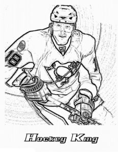 Хоккей картинки раскраски (51)