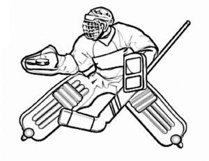Хоккей картинки раскраски (53)
