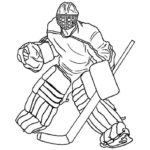 Хоккей картинки раскраски (64)