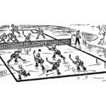 Хоккей картинки раскраски (70)