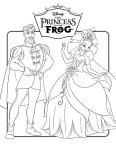 принц и принцесса картинки раскраски крупные (22)