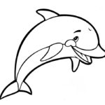 Дельфин картинки раскраски (27)