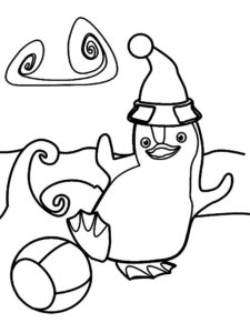 Пингвин картинки раскраски (7)
