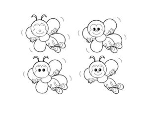 Пчела картинки раскраски (3)