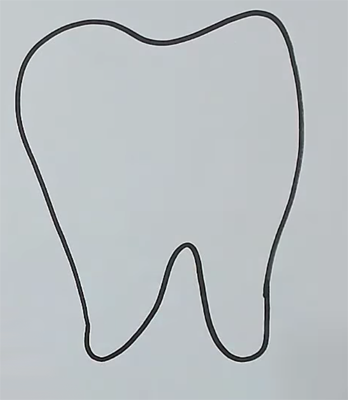 Как нарисовать зубы человека