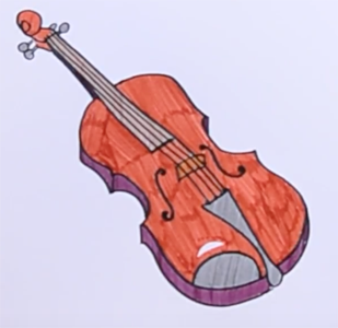 Как нарисовать струнные инструменты