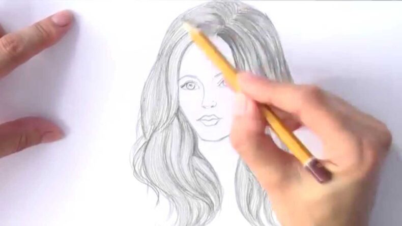 Как нарисовать портрет мамы карандашом