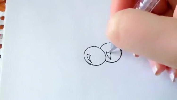 как нарисовать вишню